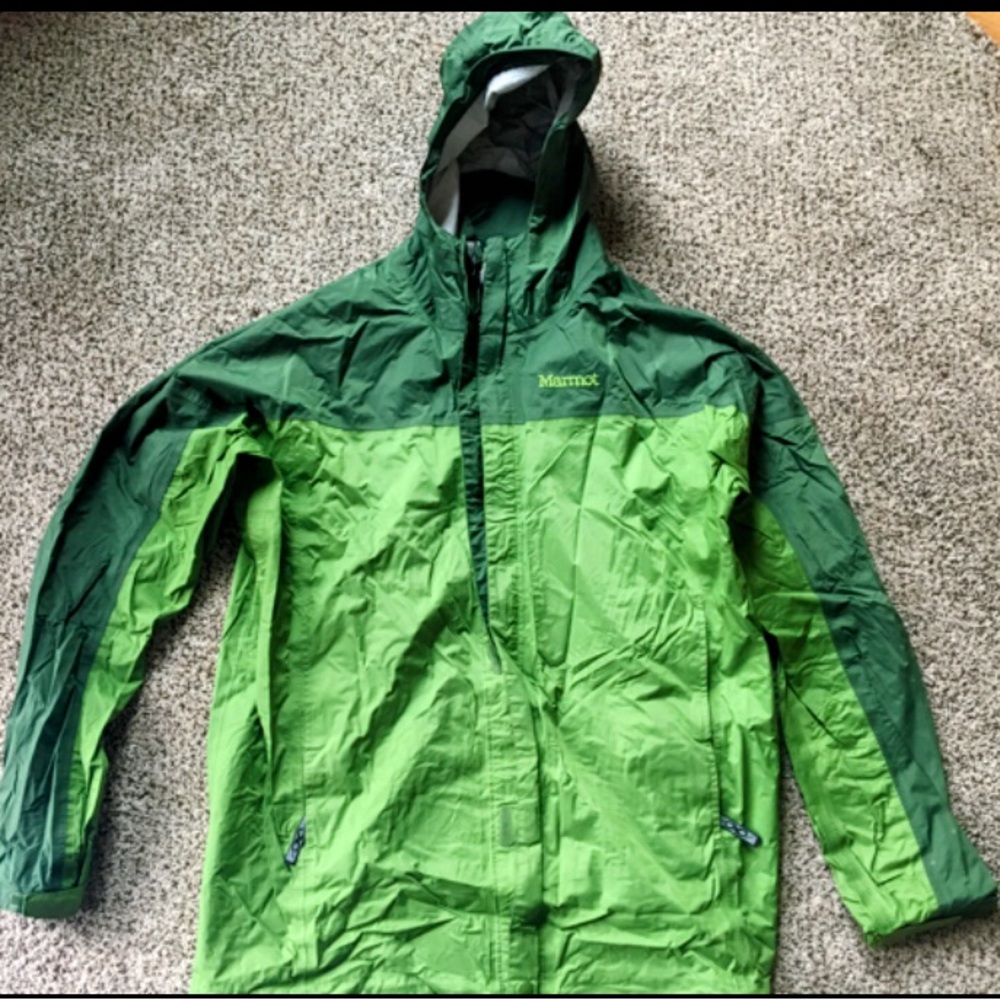 Marmot XL green raincoat